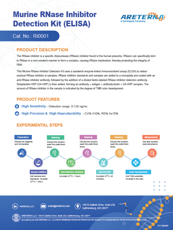 Murine RNase Inhibitor Detection Kit (ELISA)