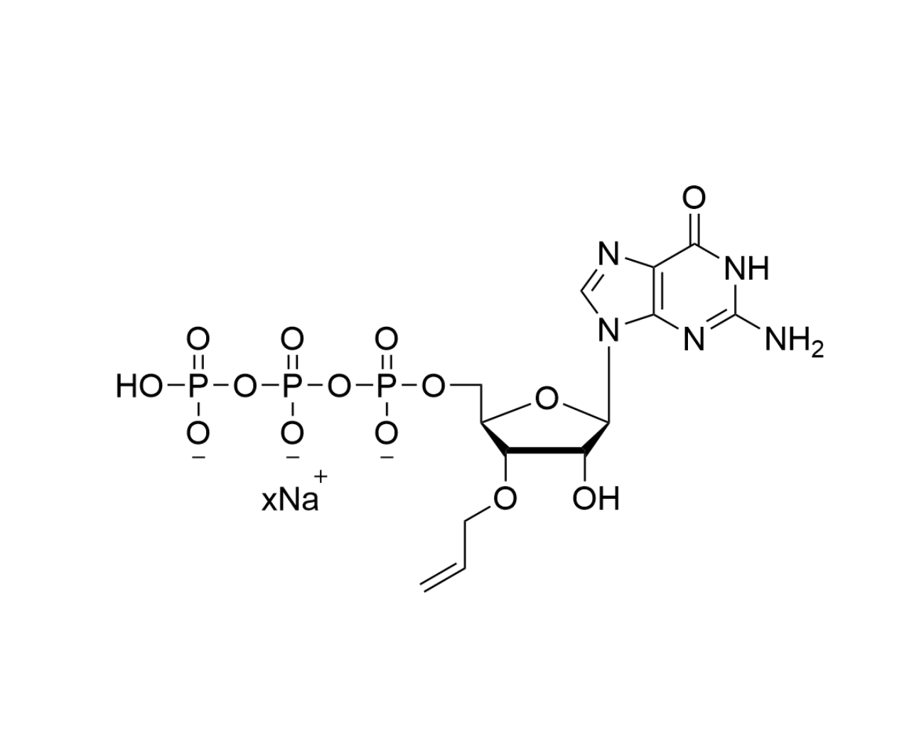 3'-O-Allyl-GTP 100mM Sodium Solution