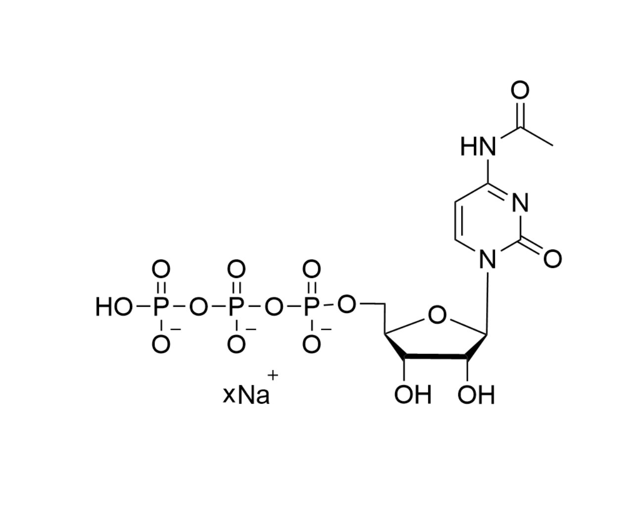 N4-Acetyl-CTP 100mM Sodium Solution