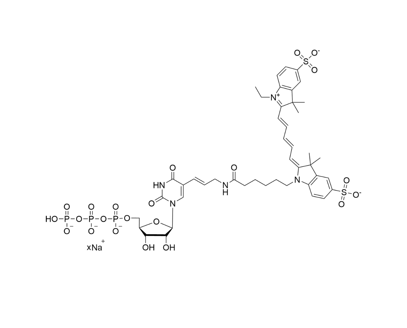Cy5-UTP 10mM Sodium Solution